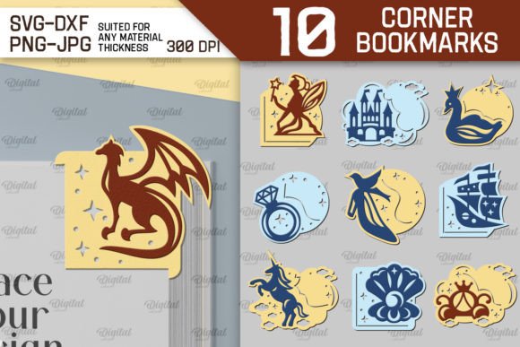 3D SVG Shapes: Corner Bookmarks Paper Cut Bundle Review