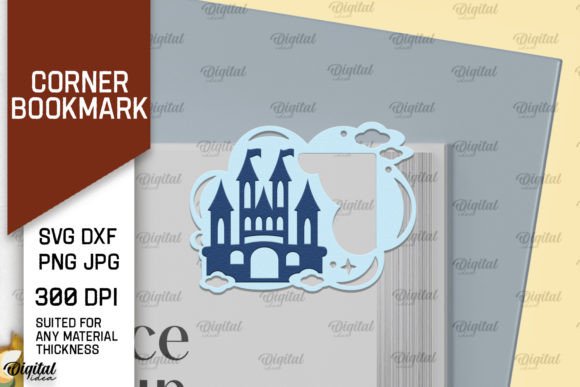Castle Corner Bookmark Paper Cut: 3D SVG Shapes Review