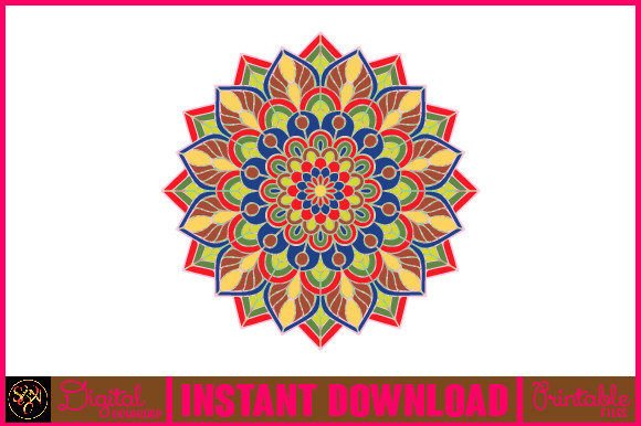 Mandala 3D Layered SVG Cut File-145 Review