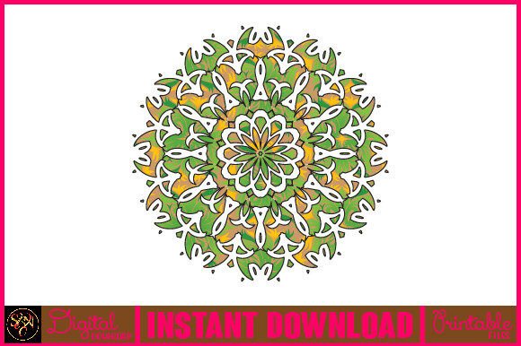 Mandala 3D Layered SVG Cut File-202 Review