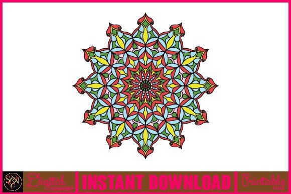 Mandala 3D Layered SVG: Graphics for Crafts