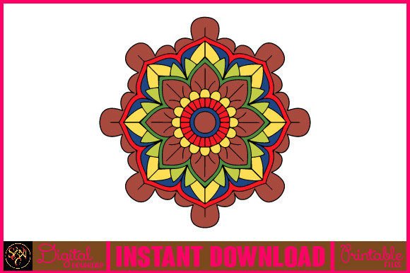 Mandala 3D Layered SVG: Graphics for Crafts