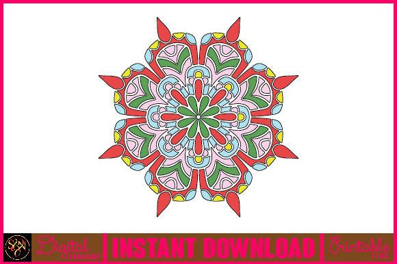 Mandala 3D Layered SVG: Graphics for Crafts