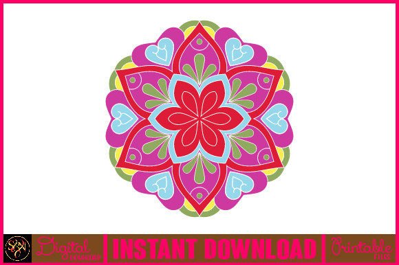 Mandala 3D Layered SVG: Graphics for Crafts