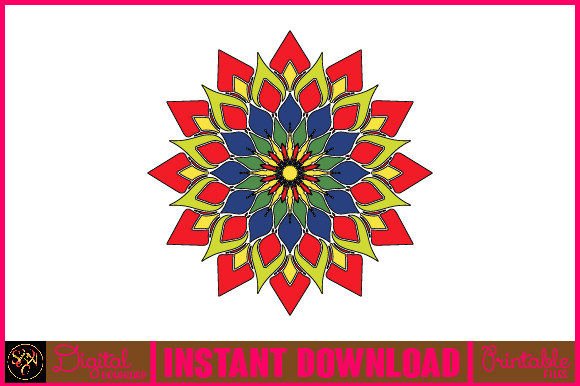 Mandala 3D Layered SVG: Graphics for Crafts