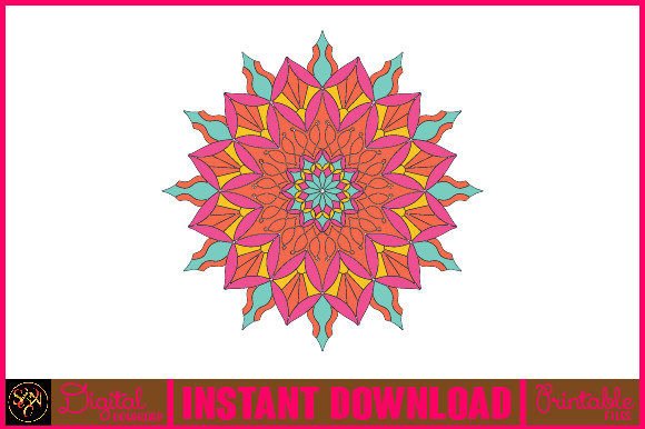 Mandala 3D Layered SVG: Graphics for Crafts