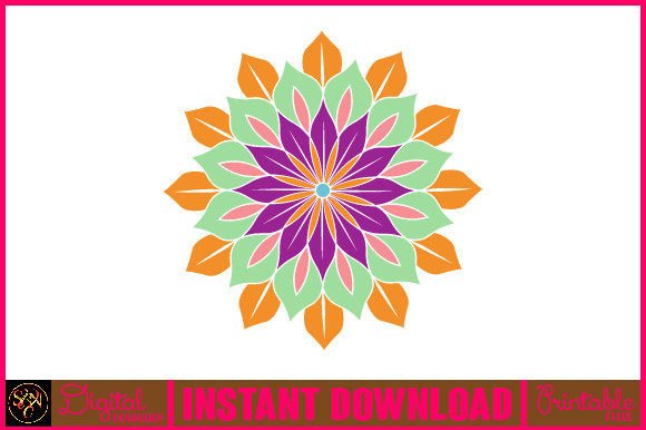 Mandala 3D Layered SVG: Premium Graphics for Crafts
