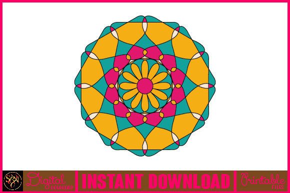 Mandala 3D SVG: Graphics for Crafts