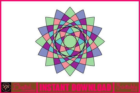 Mandala 3D SVG: Graphics for Crafts & Blogs