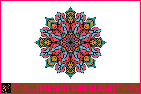 Mandala 3D SVG: Graphics for Crafts & Branding