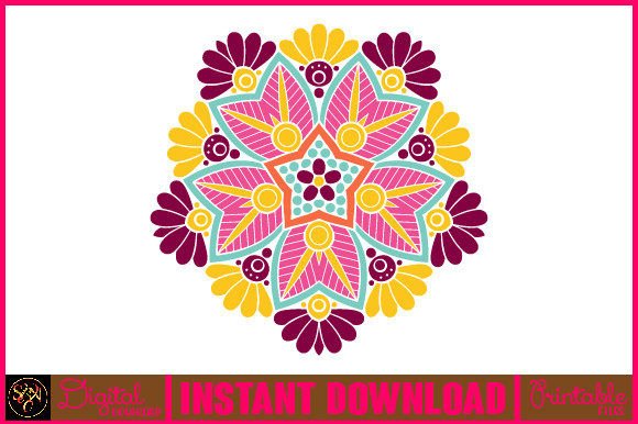 Mandala 3D SVG: Premium Graphics for Crafts