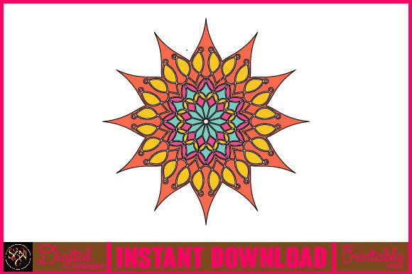 Mandala 3D SVG: Premium Graphics for Crafts