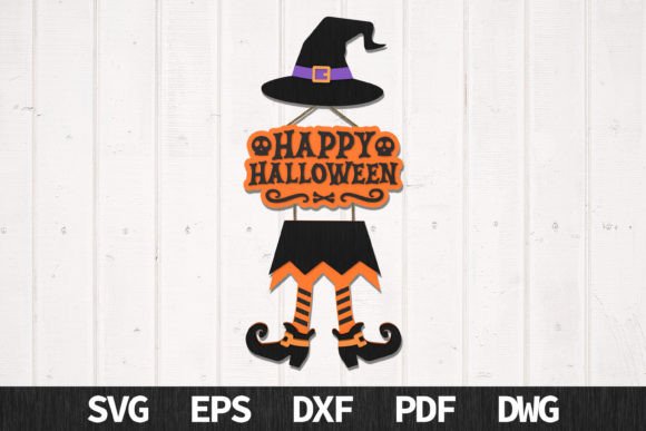 Review: Halloween Welcome Witch Door Sign 3D SVG for Embroidery