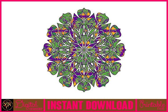 Review: Mandala 3D Layered SVG Cut File-201 for Embroidery